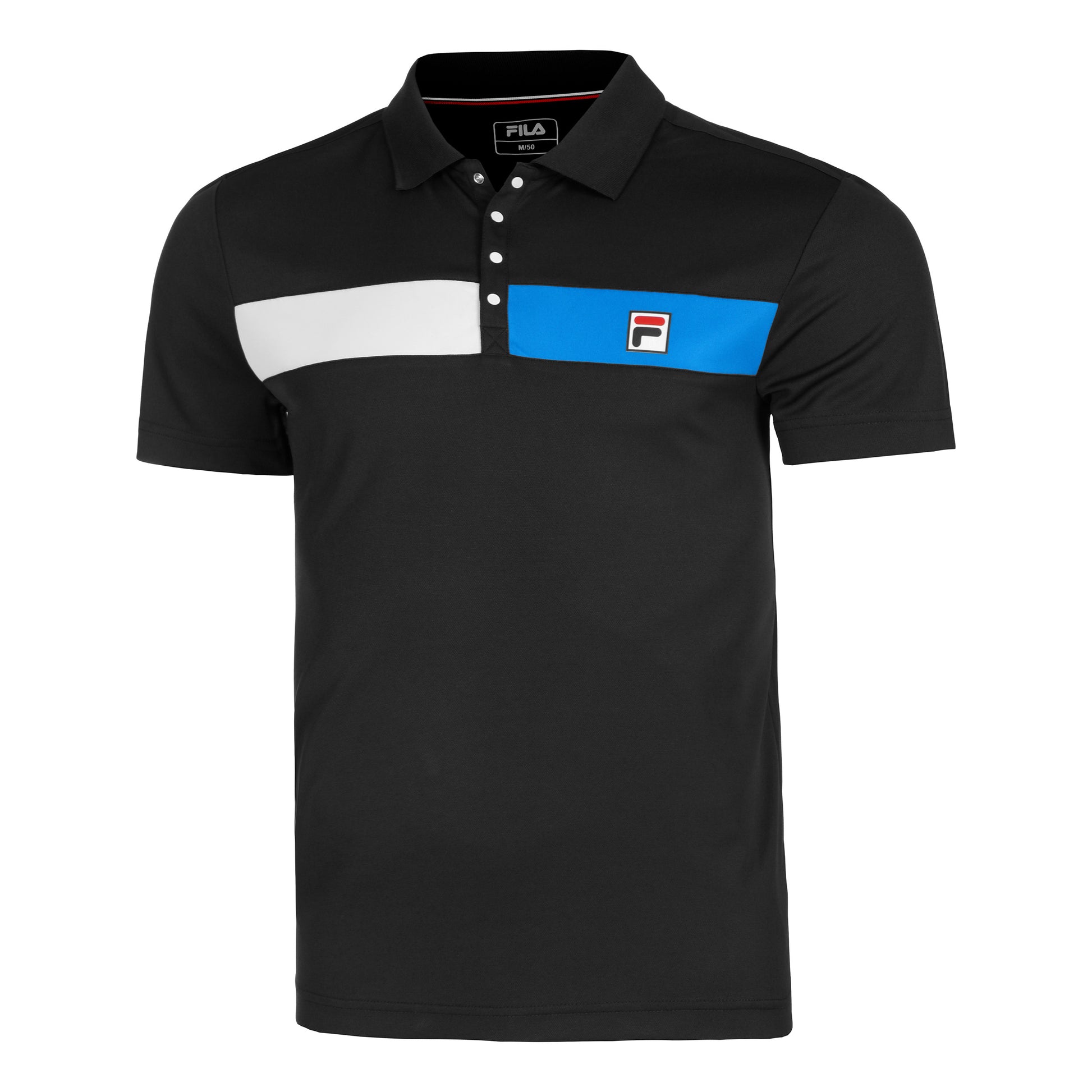 Fila Jayden Polo Hommes-Noir,Blanc