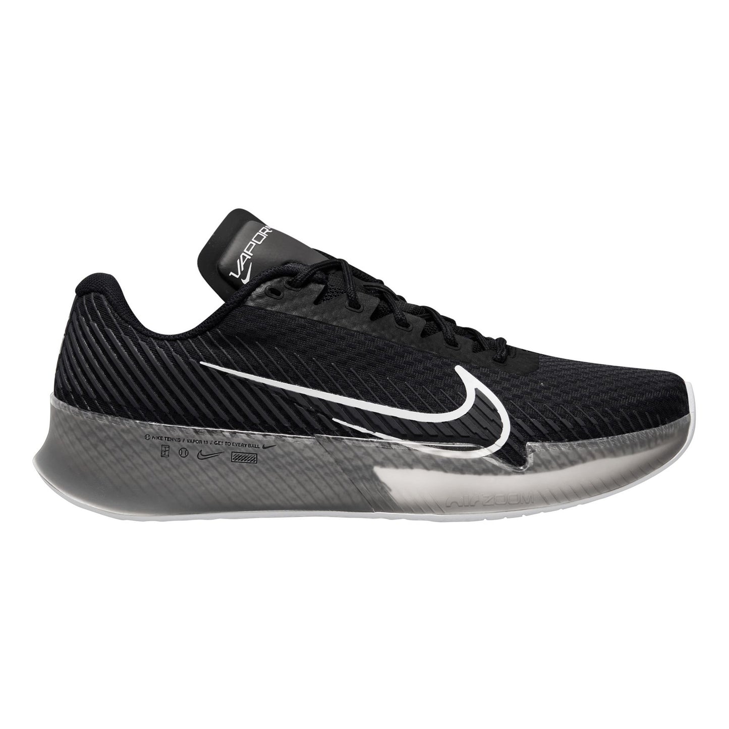 Nike Air Zoom Vapor 11 Chaussures toutes surfaces Hommes - noir, gris foncé
