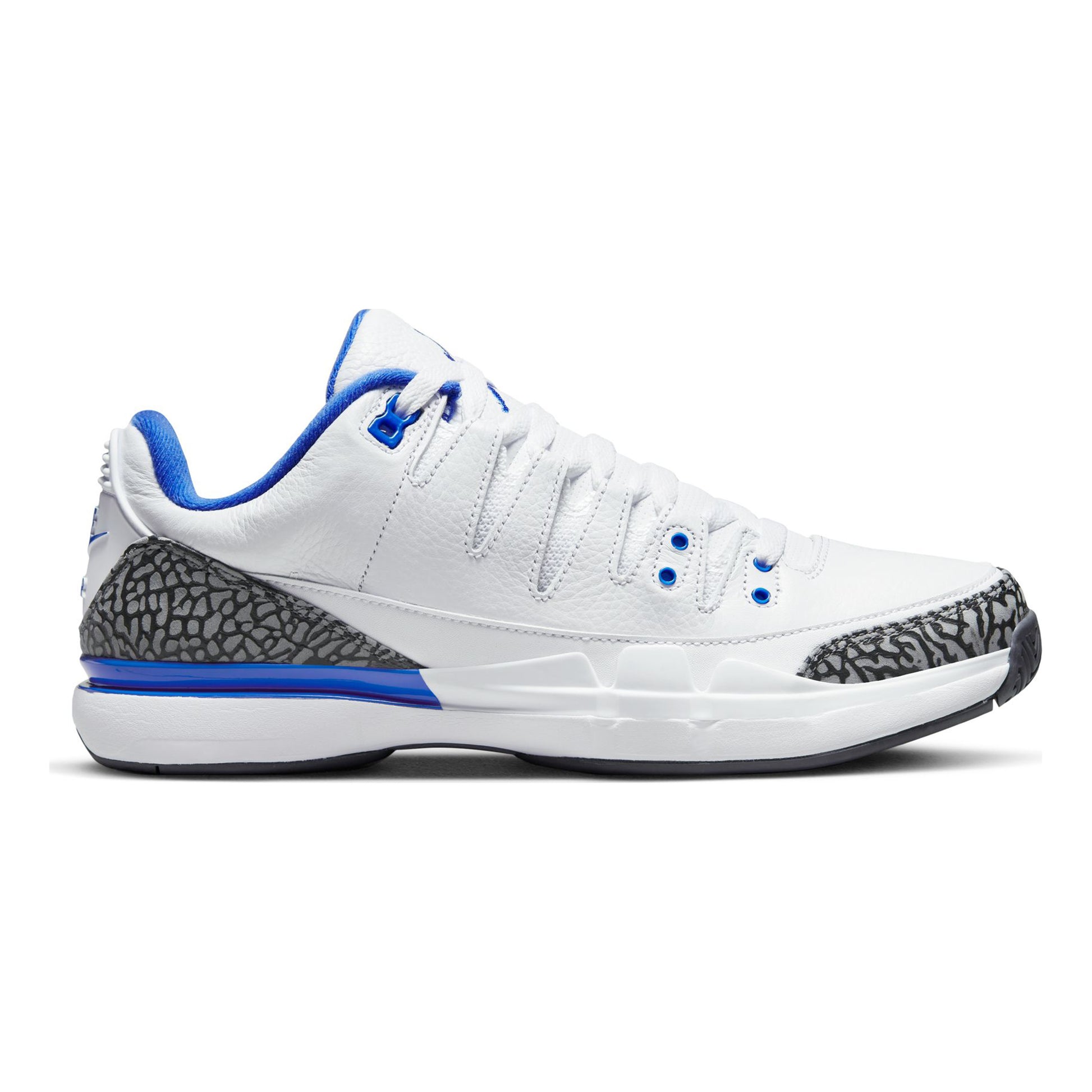 Nike Zoom Vapor AJ3 Chaussures toutes surfaces Hommes - blanc, noir