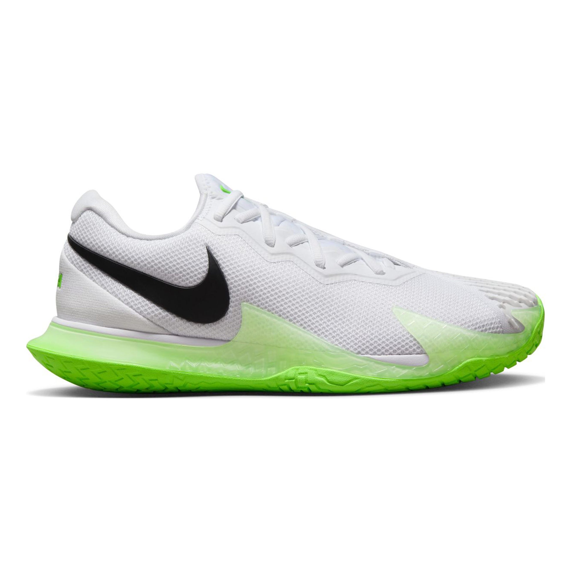 Nike Court Zoom Vapor Cage 4 Rafa Chaussures toutes surfaces Hommes - blanc, vert fluo