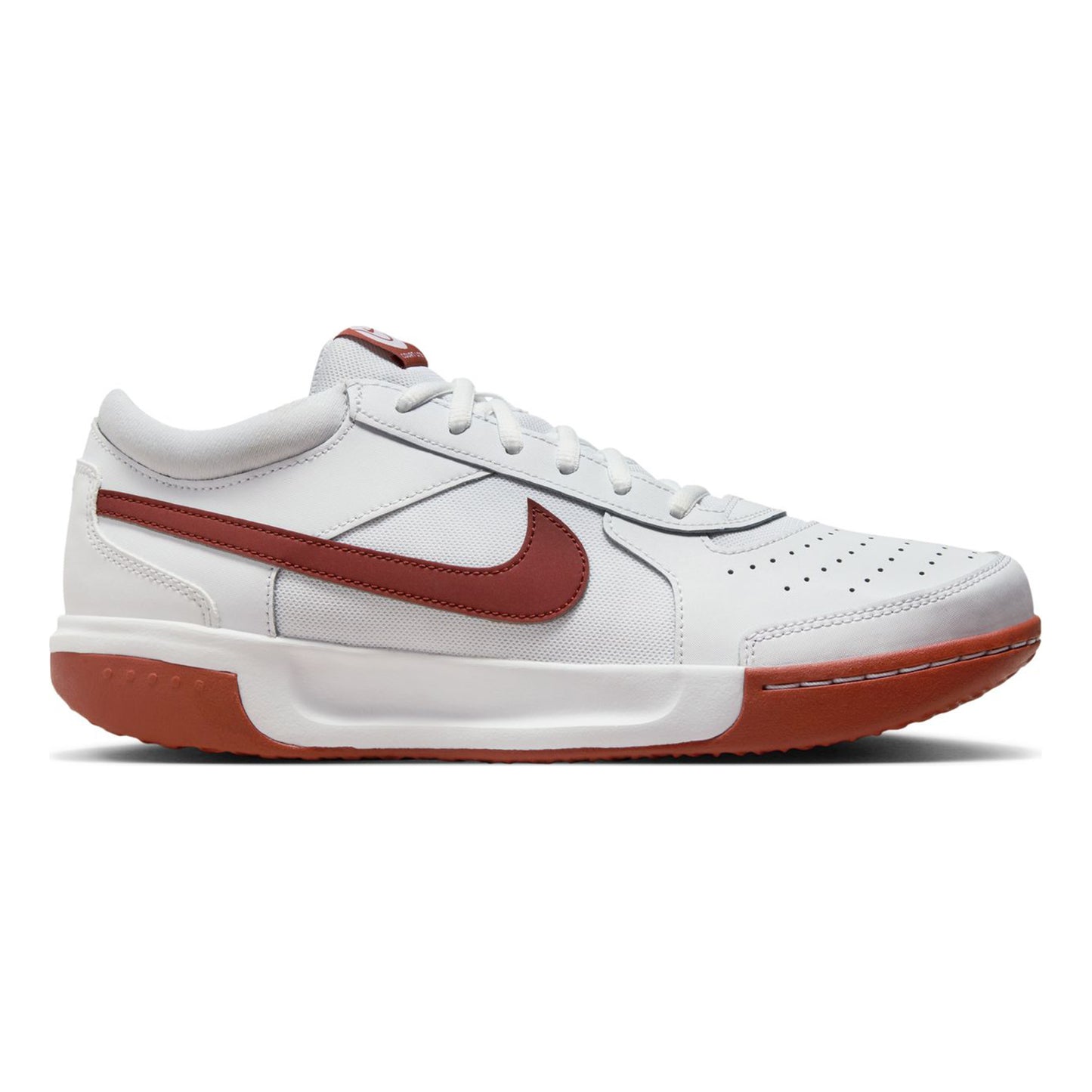 Nike Zoom Court Lite 3 Chaussures toutes surfaces Enfants - blanc, rouge foncé