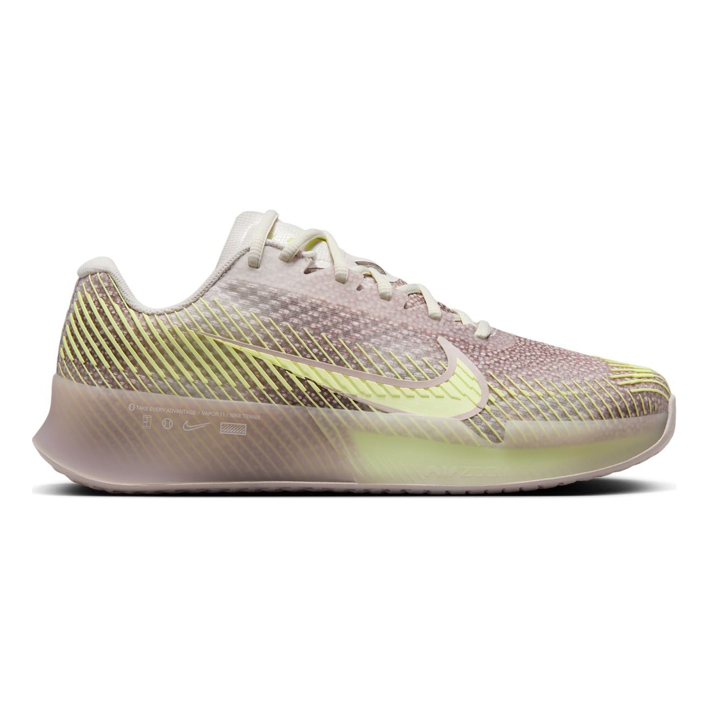 Nike Court Air Zoom Vapor 11 Premium Chaussures toutes surfaces Femmes - beige, vert clair