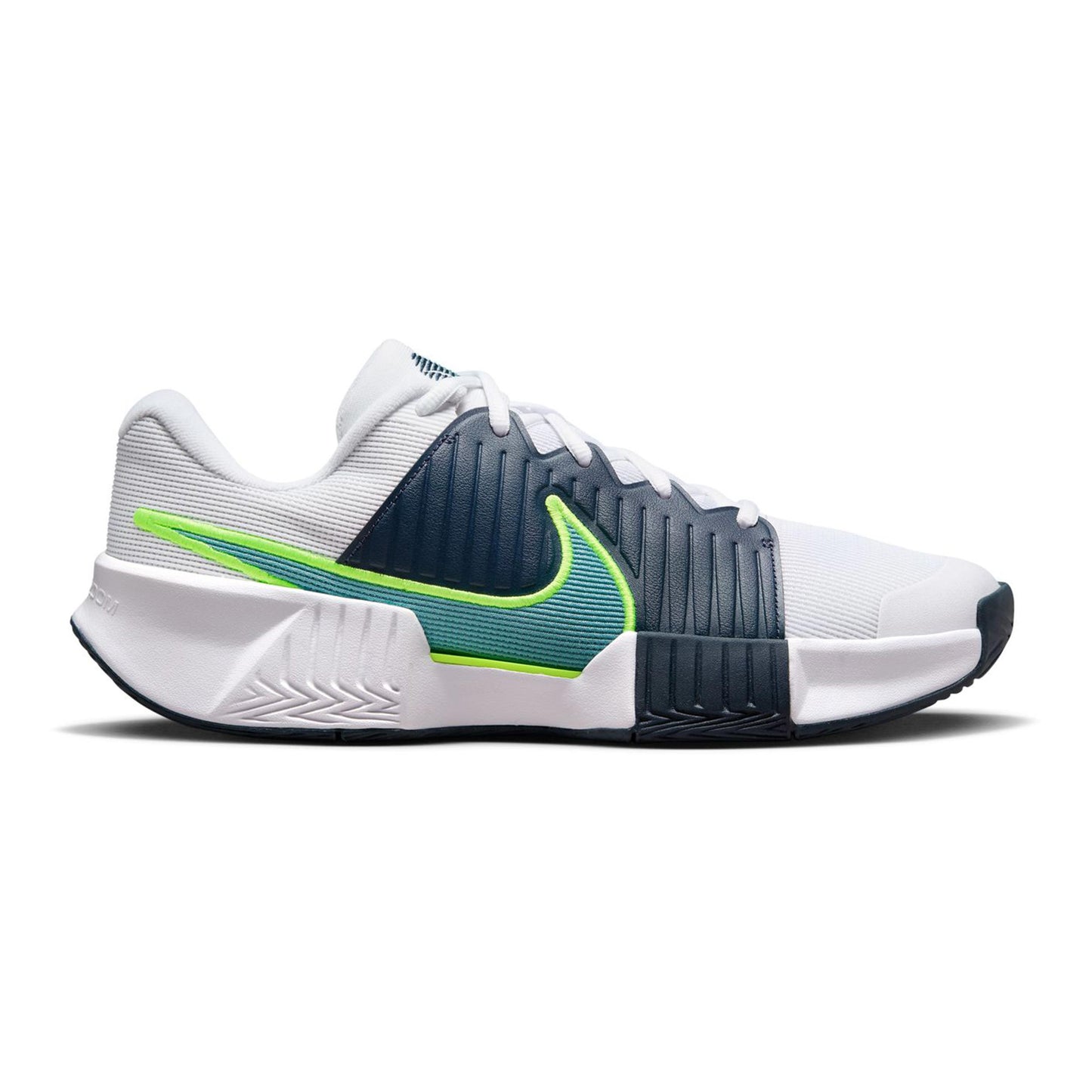 Nike GP Challenge Pro Chaussures toutes surfaces Hommes - blanc, bleu foncé