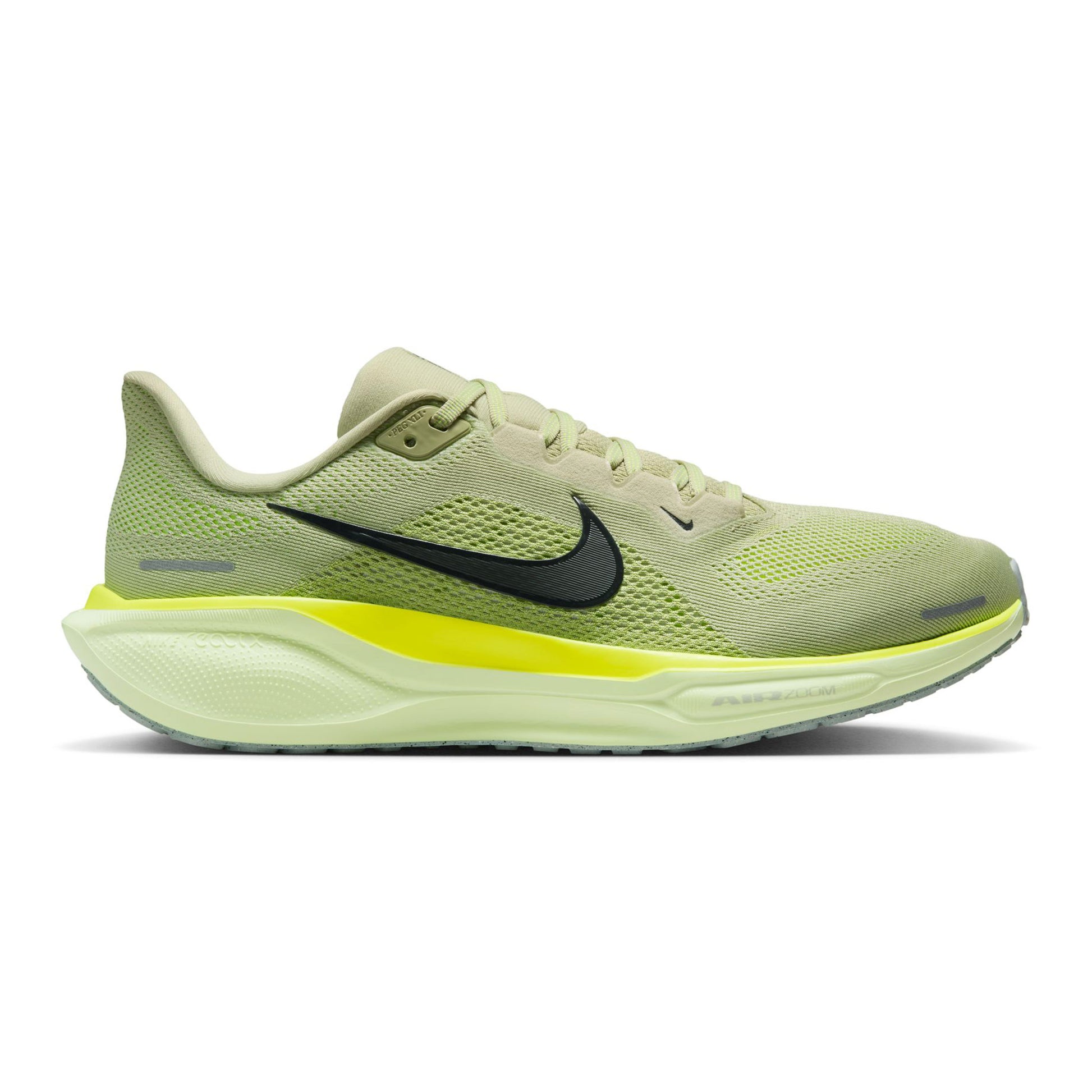 Nike Pegasus 41 Chaussure de running sans stabilisateurs Hommes-vert olive, jaune lemon