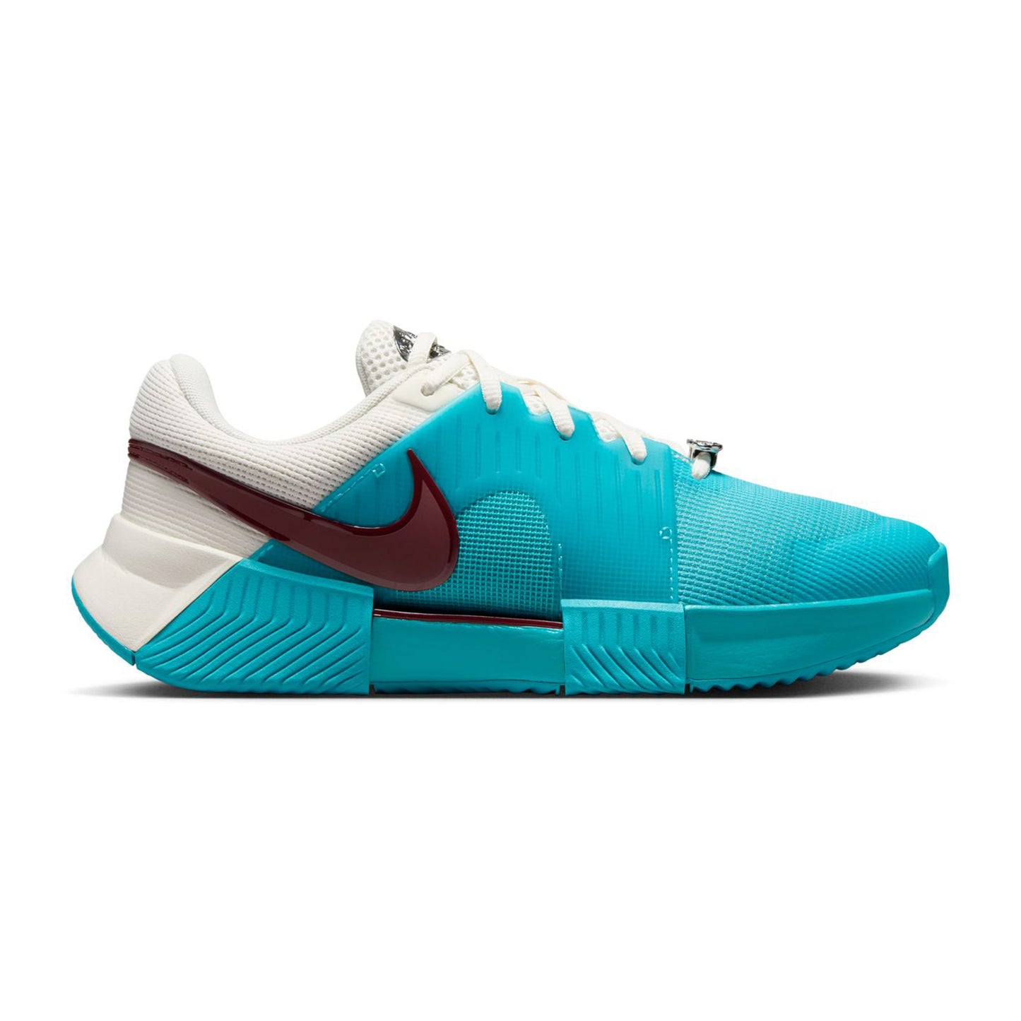 Nike GP Challenge 1 Chaussure Terre Battue Femmes-Turquoise,Crème