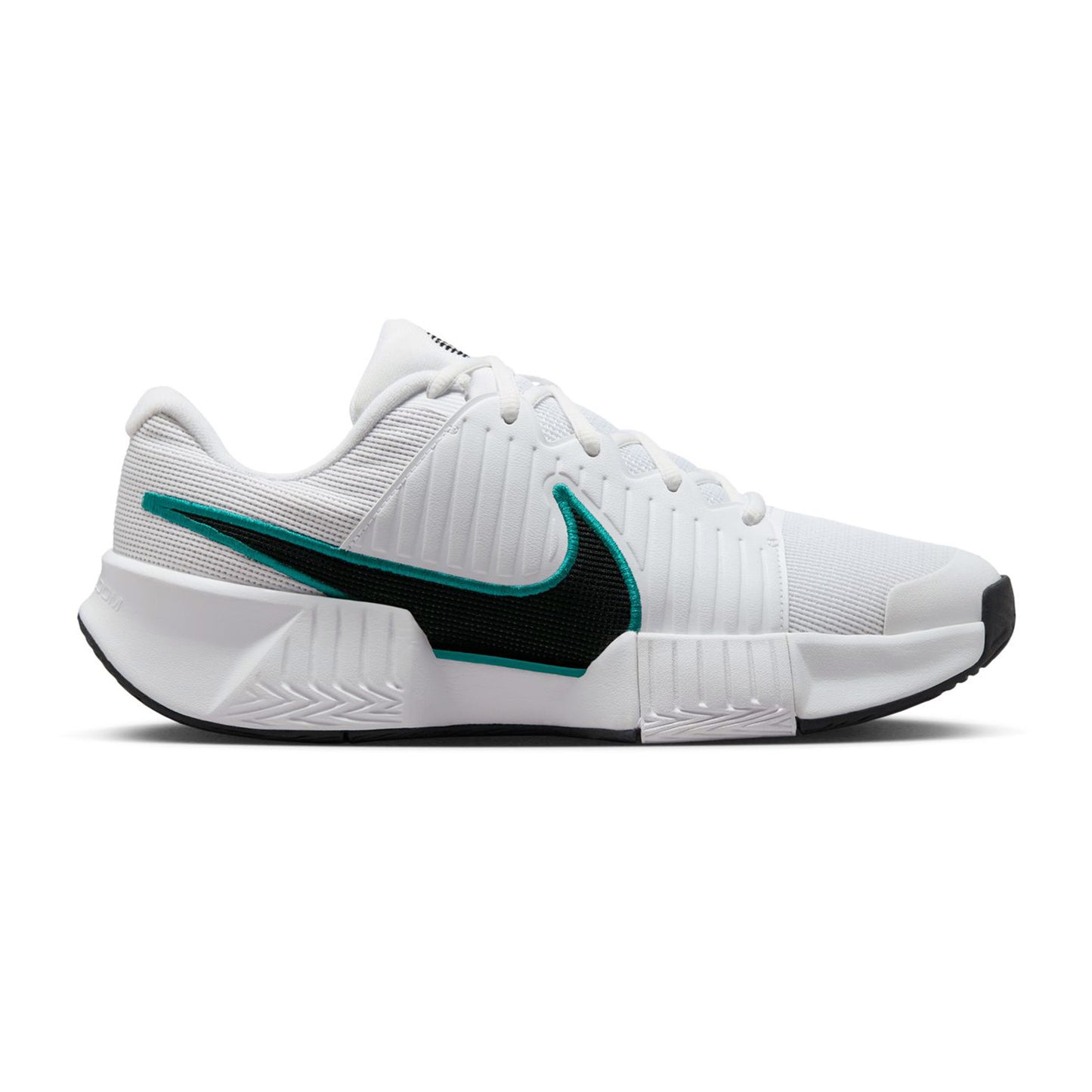 Nike GP Challenge Pro Chaussures toutes surfaces Hommes - blanc, bleu petrol