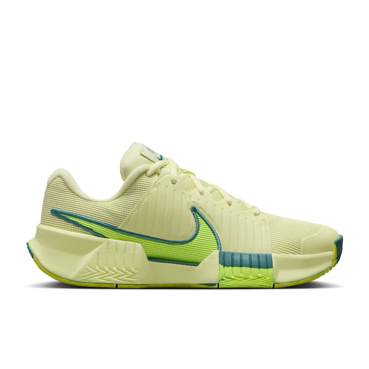 Nike GP Challenge Pro PRM Chaussures toutes surfaces Femmes - jaune lemon, bleu petrol