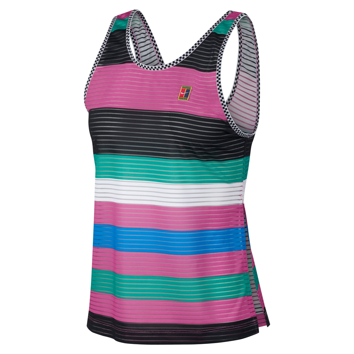 Nike Court Dri-FIT Printed Débardeur tank top Femmes - pink, noir