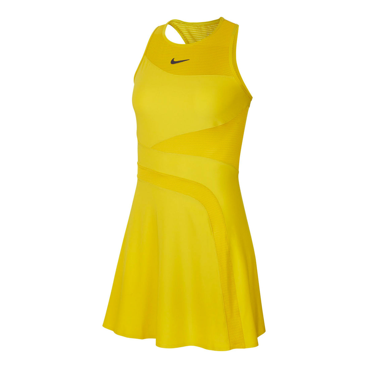 Nike Court  Robe Femmes - jaune citron, noir