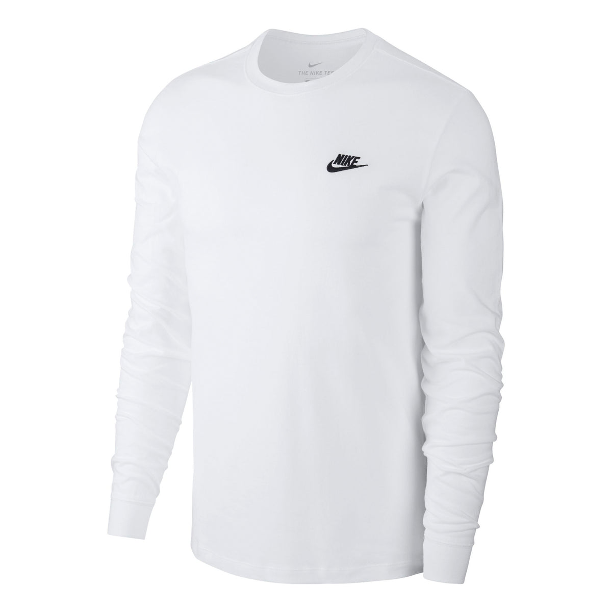 Nike Sportswear Haut manches longues Hommes - blanc, noir