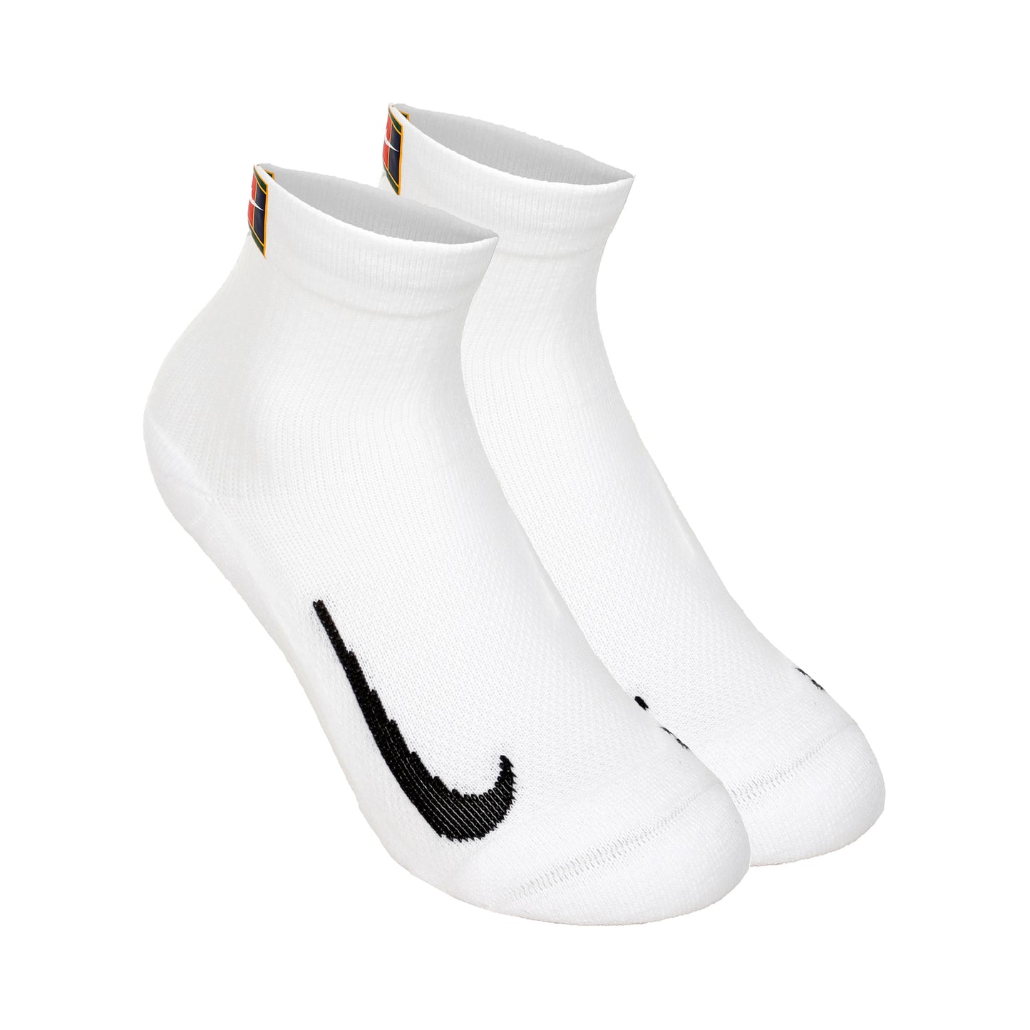 Nike Court Multiplier Max Chaussettes de tennis Pack de 2 unités Unisex - blanc, noir