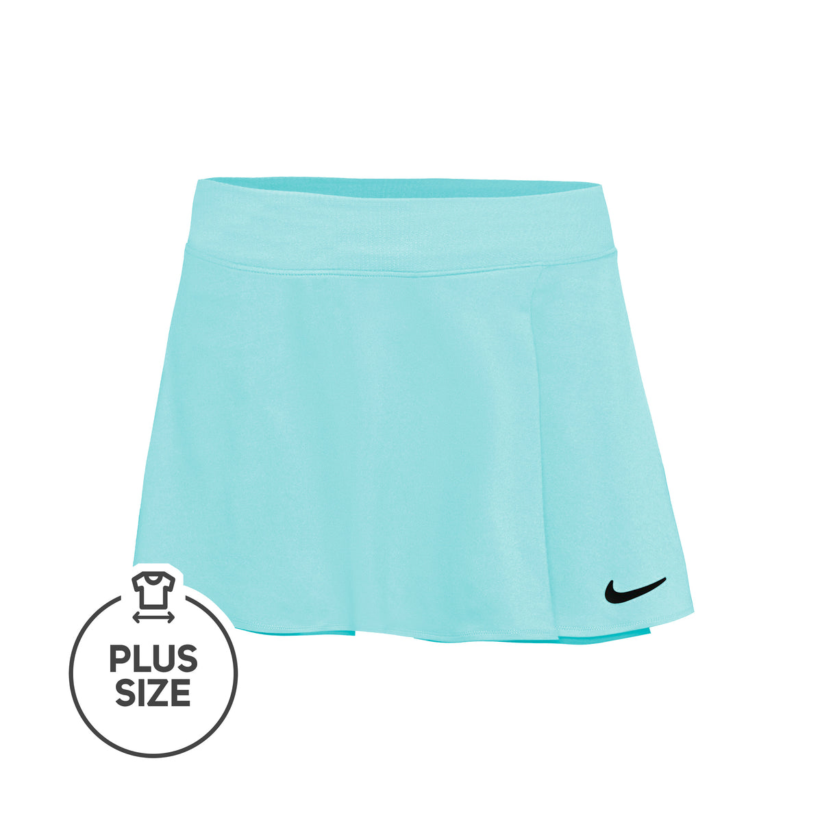 Nike Court Flouncy Plus Size Jupe Femmes - bleu clair,