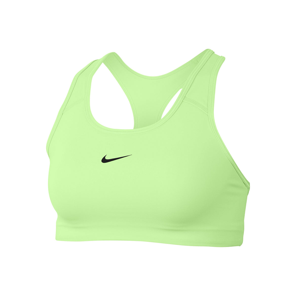 Nike Dri-Fit Swoosh Soutien-gorge sport Femmes - vert fluo,