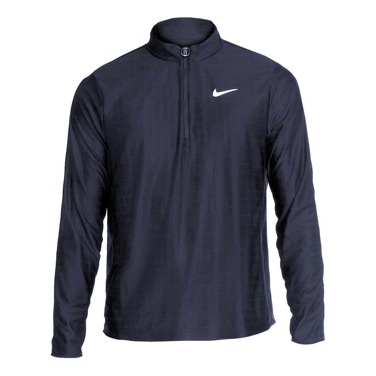 Nike Dri-Fit Half-Zip Haut manches longues Hommes - bleu foncé,