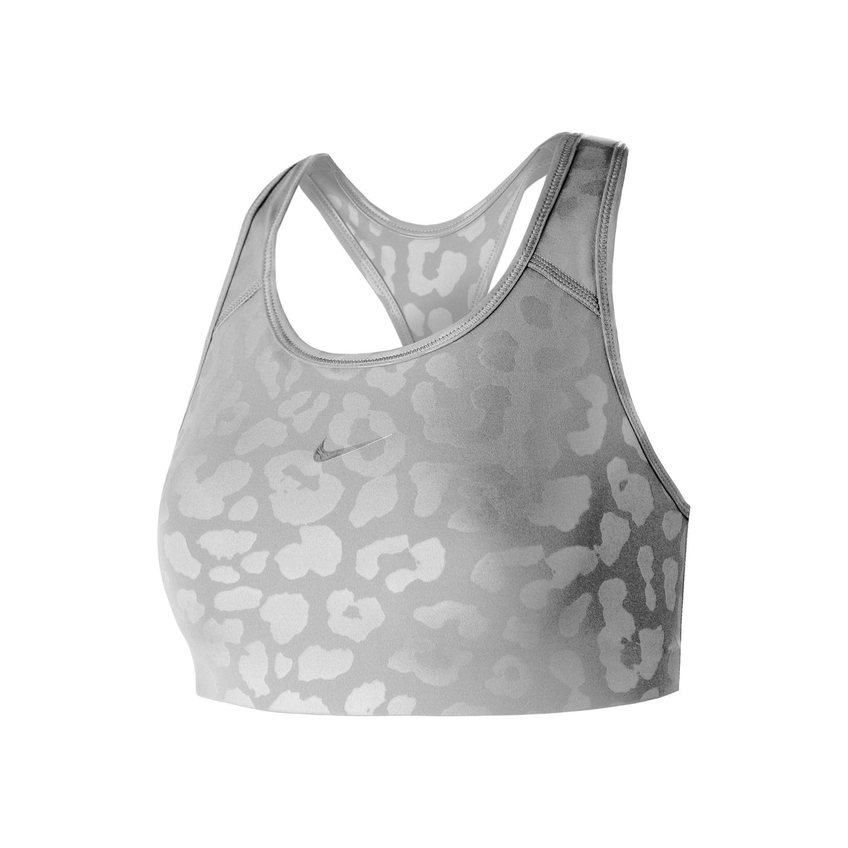 Nike Dri-Fit Leopard Shine Soutien-gorge sport Femmes - gris, blanc