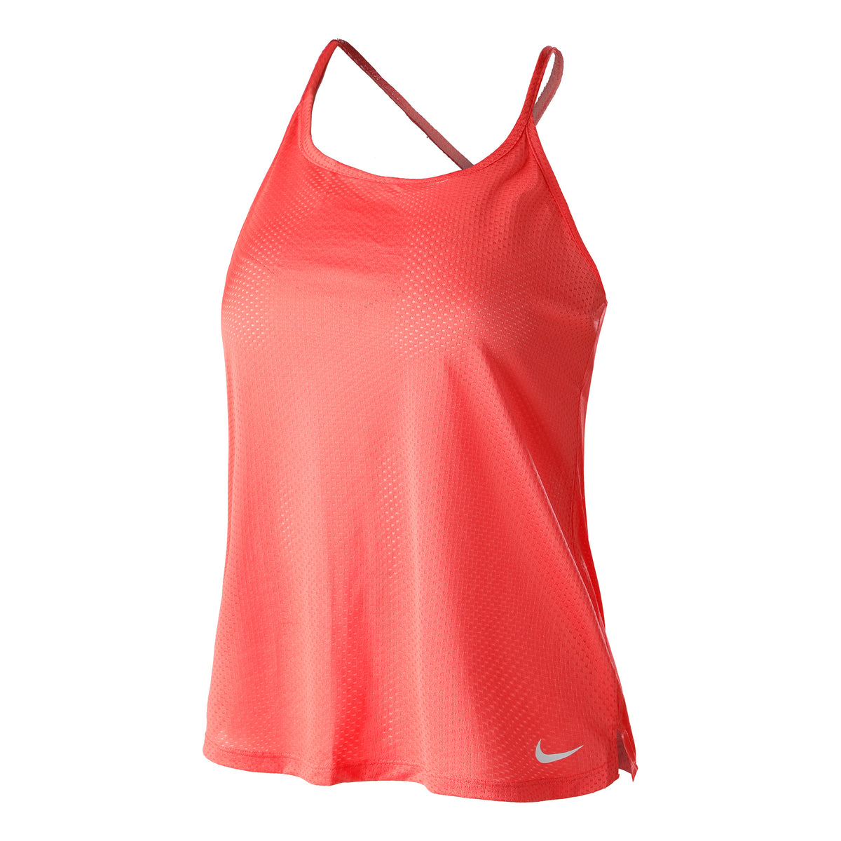 Nike Dri-Fit Breathe Standard Fit Débardeur tank top Femmes - corail, blanc