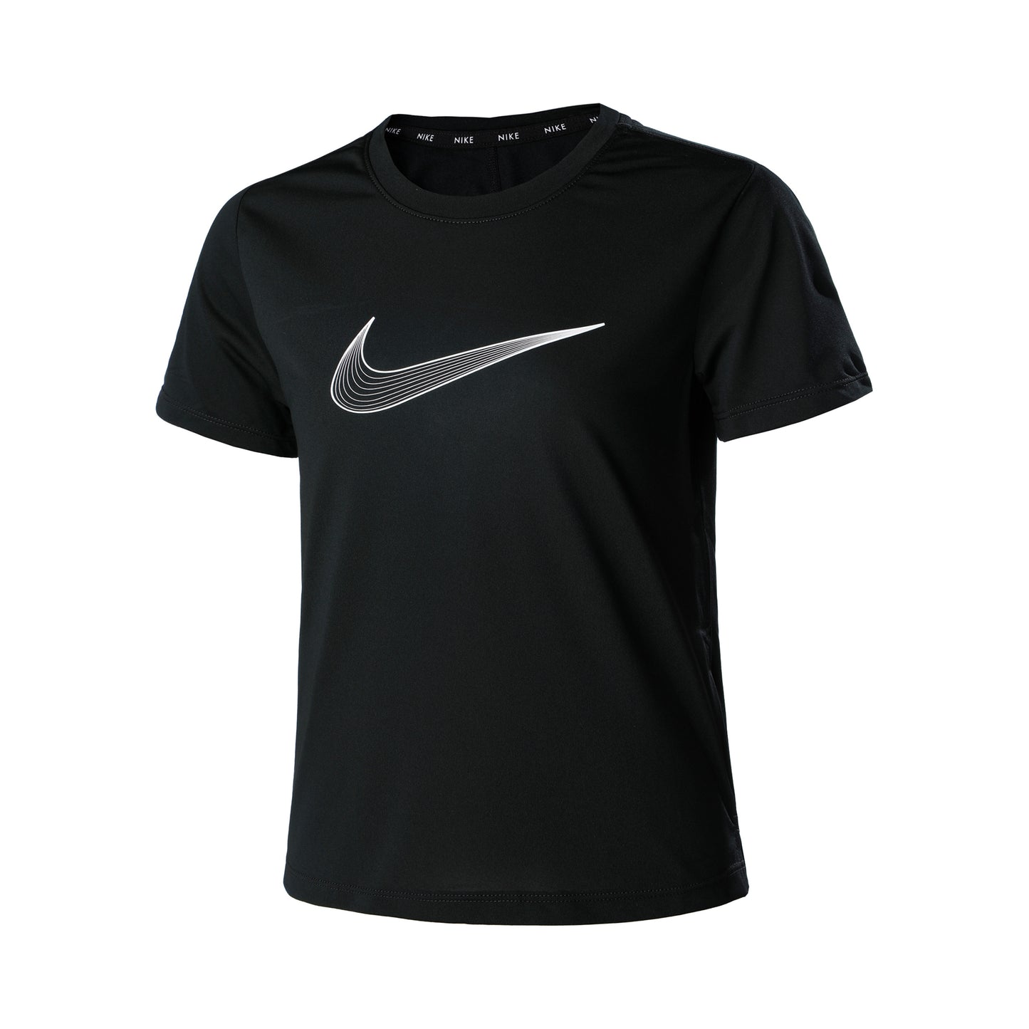 Nike Dri-Fit One Graphic T-shirt Filles-Noir,Blanc