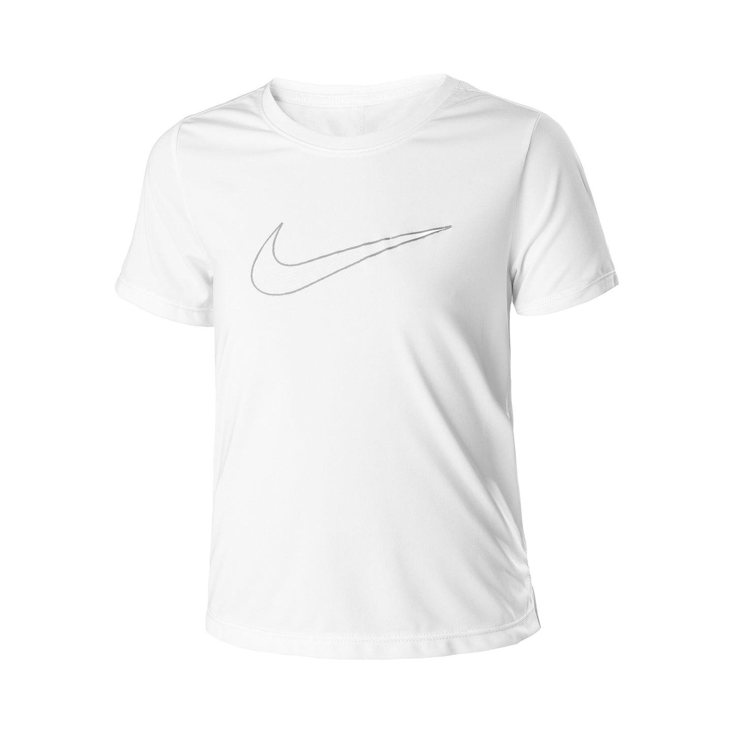 Nike Dri-Fit One Graphic T-shirt Filles-Blanc,Noir