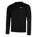 Court Dri-Fit Half-Zip Haut manches longues Hommes - noir,