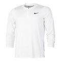 Court Dri-Fit Half-Zip Haut manches longues Hommes - blanc,