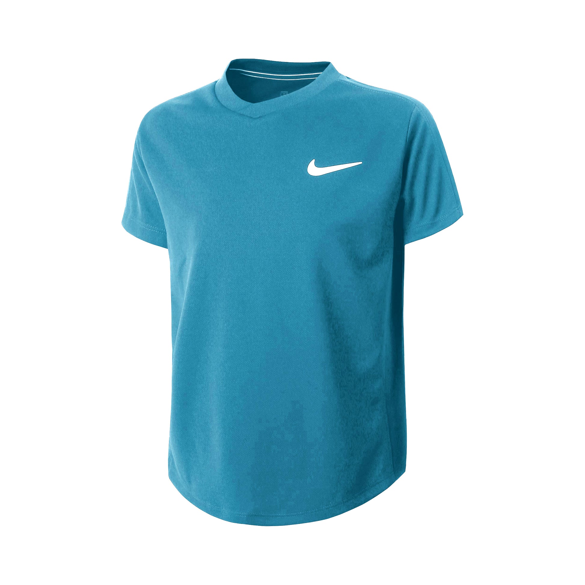Nike Court Dri-Fit T-shirt Garçons - bleu petrol,