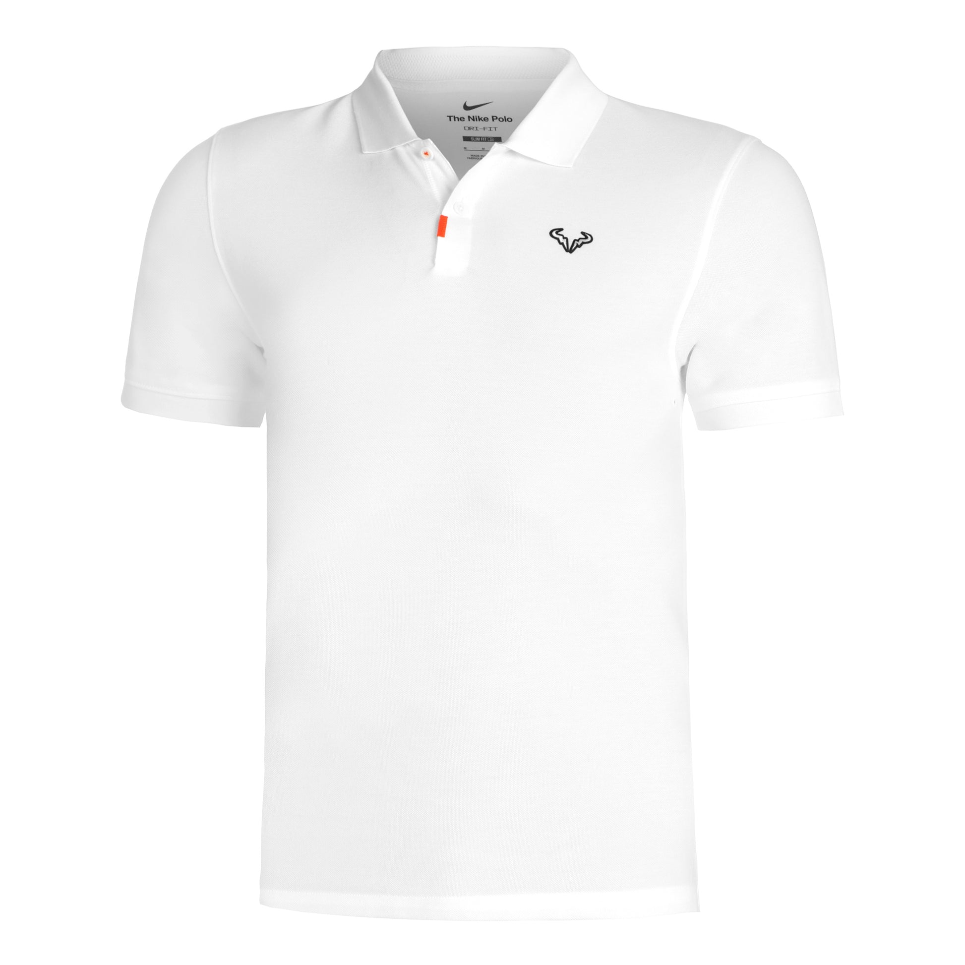 Nike Dri-Fit RAFA Slim Polo Hommes - blanc, noir