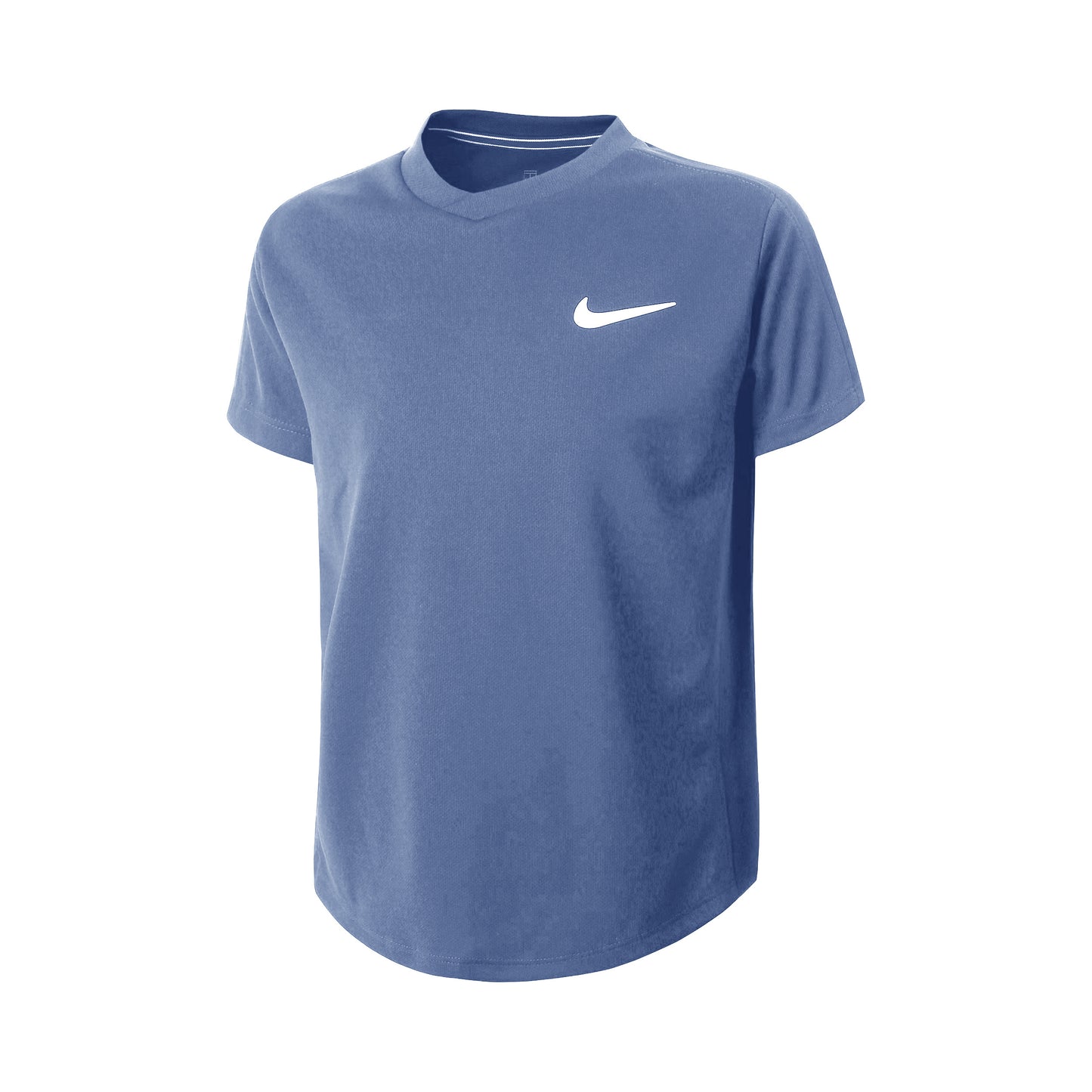 Nike Court Dri-Fit T-shirt Garçons - bleu gris, blanc