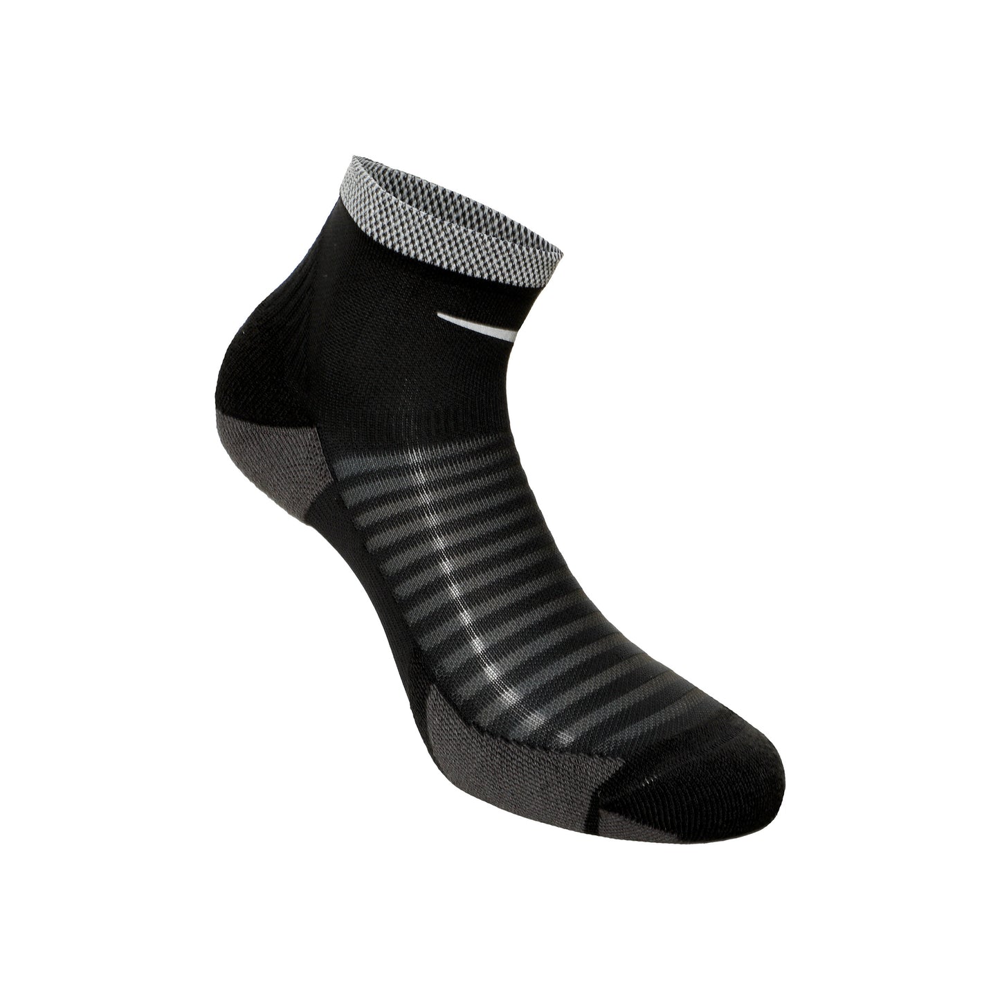 Nike Spark Cushioned Ankle Running Chaussettes De Running-Noir,Gris