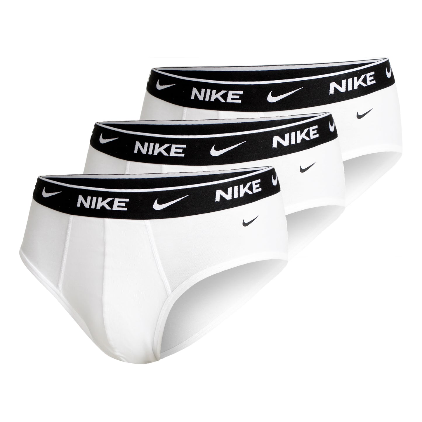 Nike Everyday Cotton Stretch Brief Slip Pack de 3 Hommes - blanc,