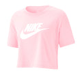 Essential Cropped T-shirt Femmes - rosé,