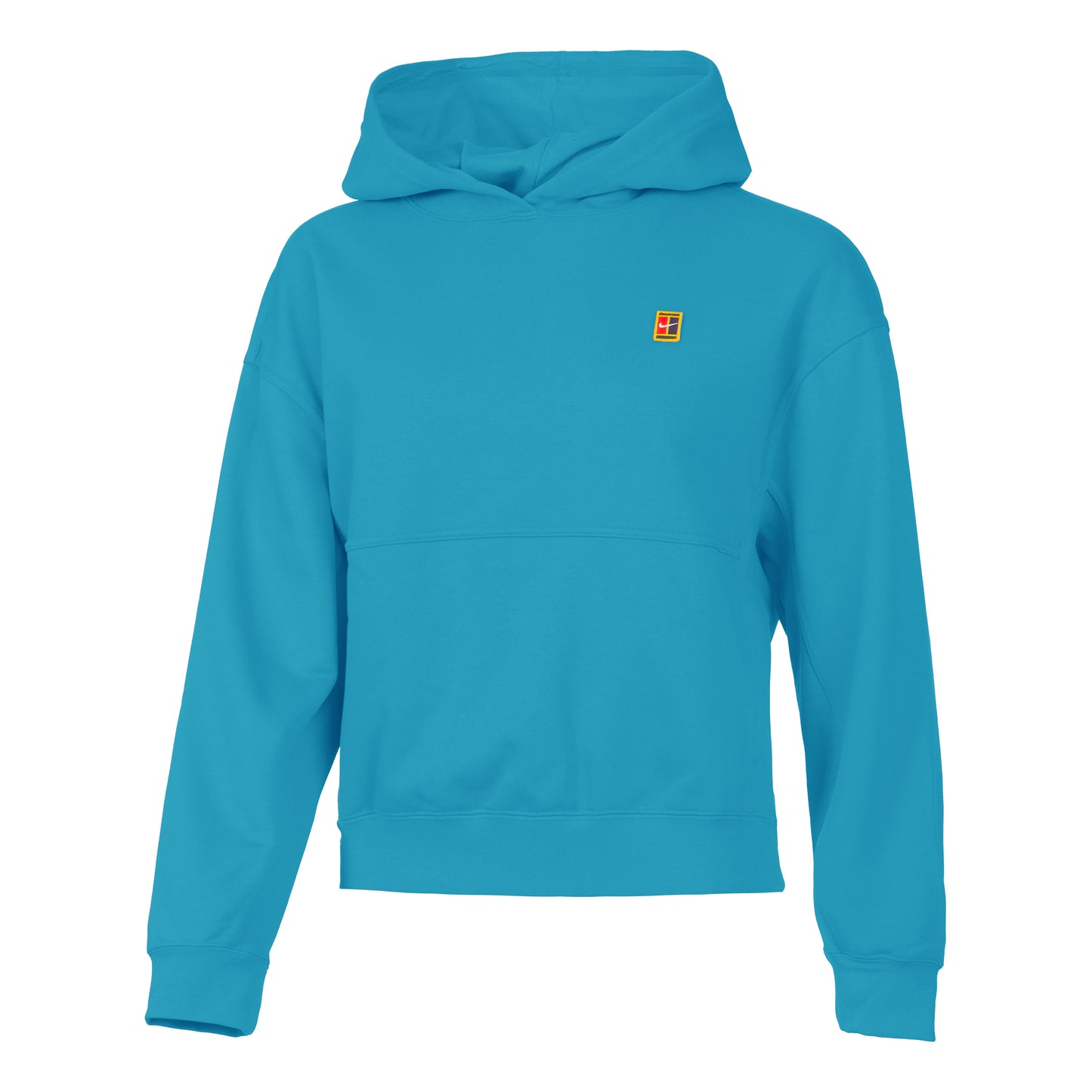 Nike Dri-Fit Court Heritage Fleece Sweat à capuche Femmes - bleu petrol,
