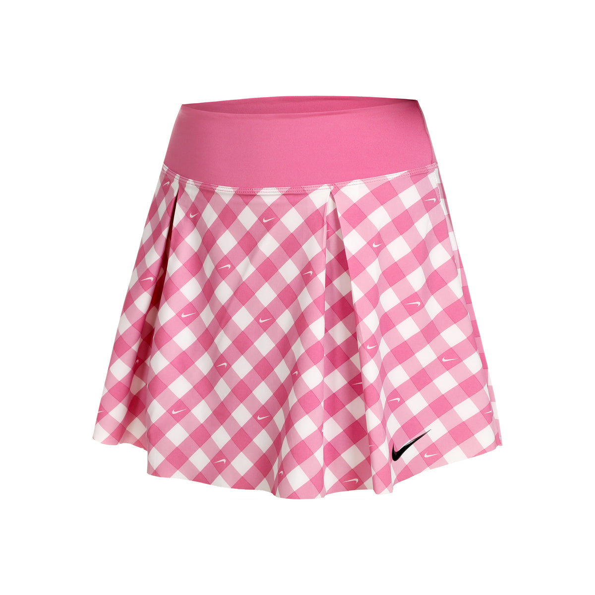 Nike Dri-Fit Club Regular Print Jupe Femmes - pink, blanc