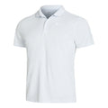 Dri-Fit Victory Court Solid Polo Hommes - blanc, gris clair
