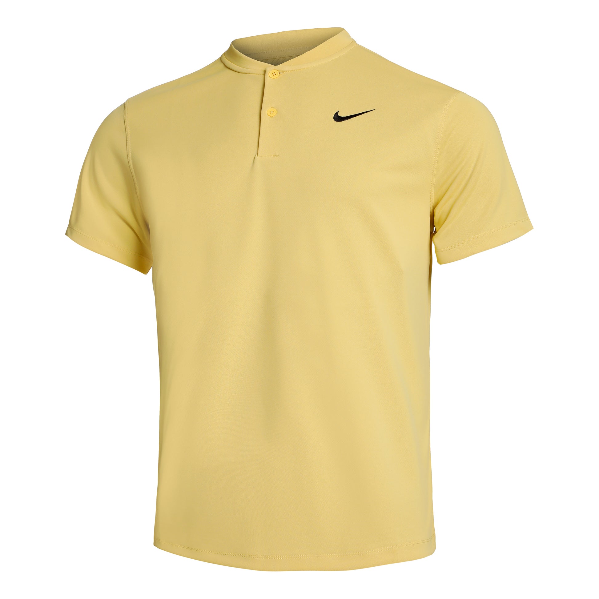 Nike Dri-Fit Court Blade Solid Polo Hommes - jaune,