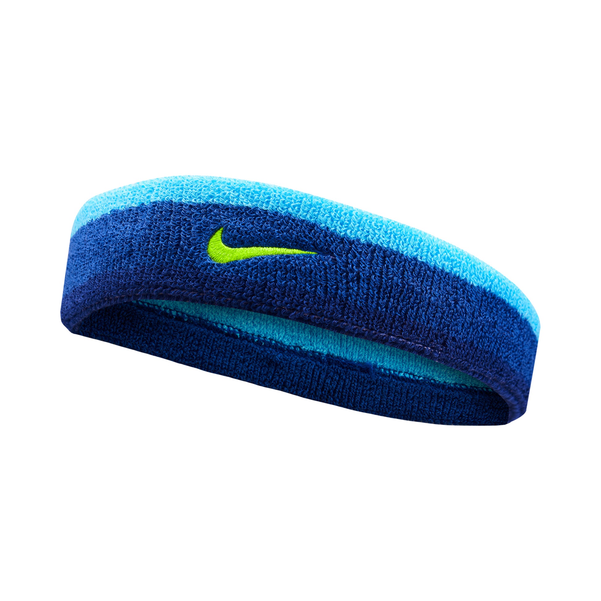 Nike Swoosh Bandeau Unisex - bleu, vert