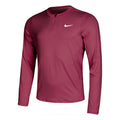 Court Dri-Fit Half-Zip Haut manches longues Hommes - berry,
