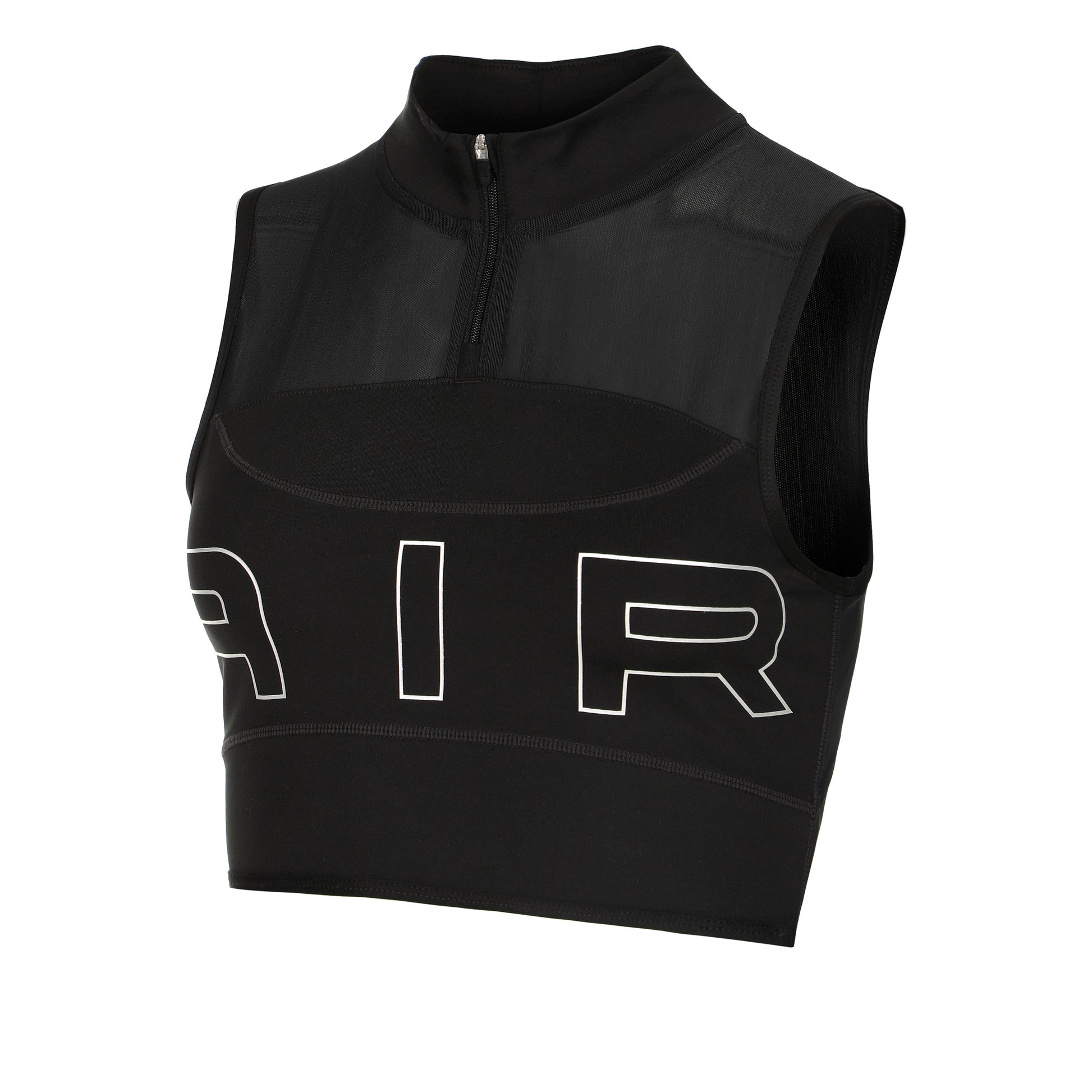 Nike Dri-Fit Air Cropped Maillot de course Femmes - noir,