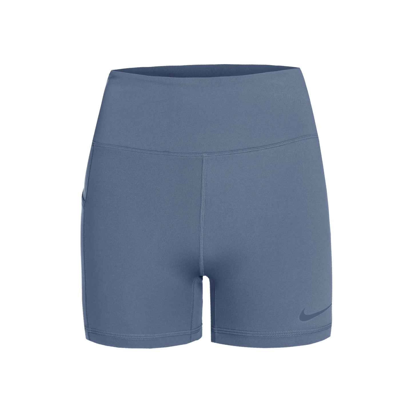 Nike Dri-Fit Heritage 4in Short avec poche-balles Femmes - bleu gris,