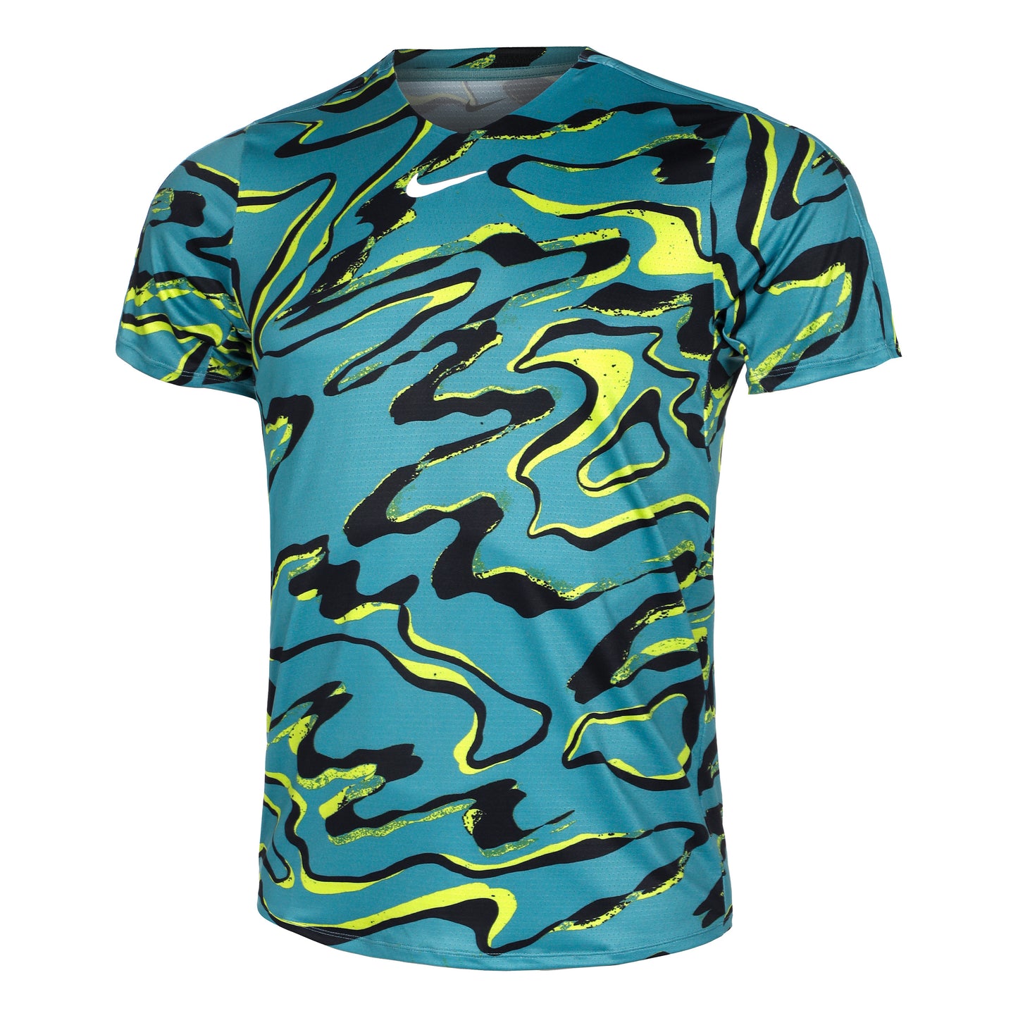 Nike Dri-Fit Court Print T-shirt Hommes - turquoise,