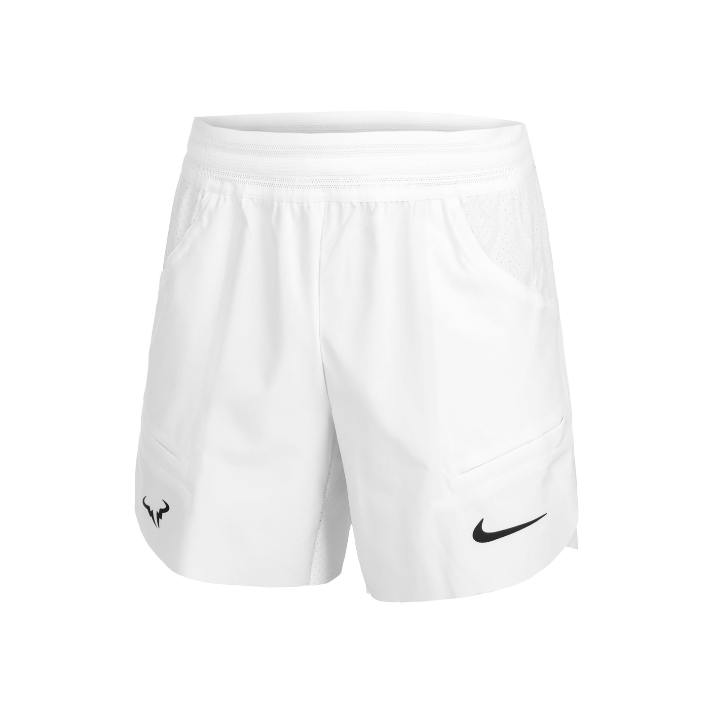 Nike Dri-Fit RAFA MNK 7in Shorts Hommes-Blanc,Noir