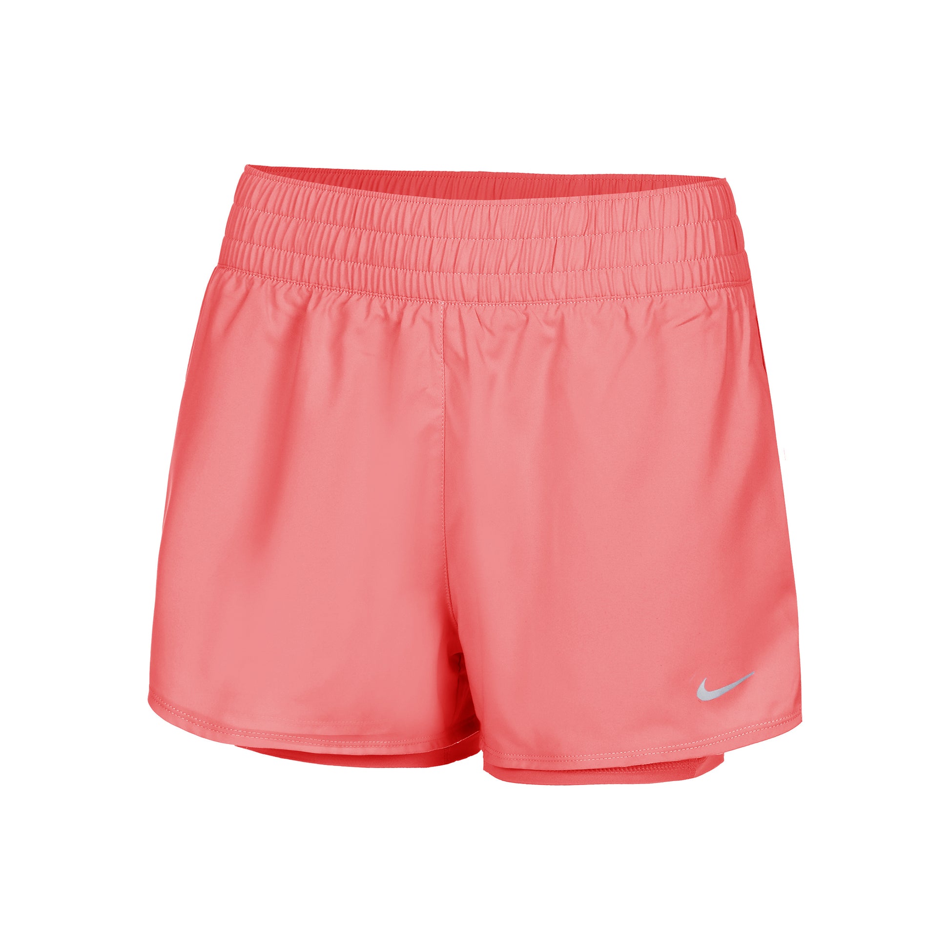 Nike Dri-Fit One High Rise 2in1 3in Shorts Femmes - corail