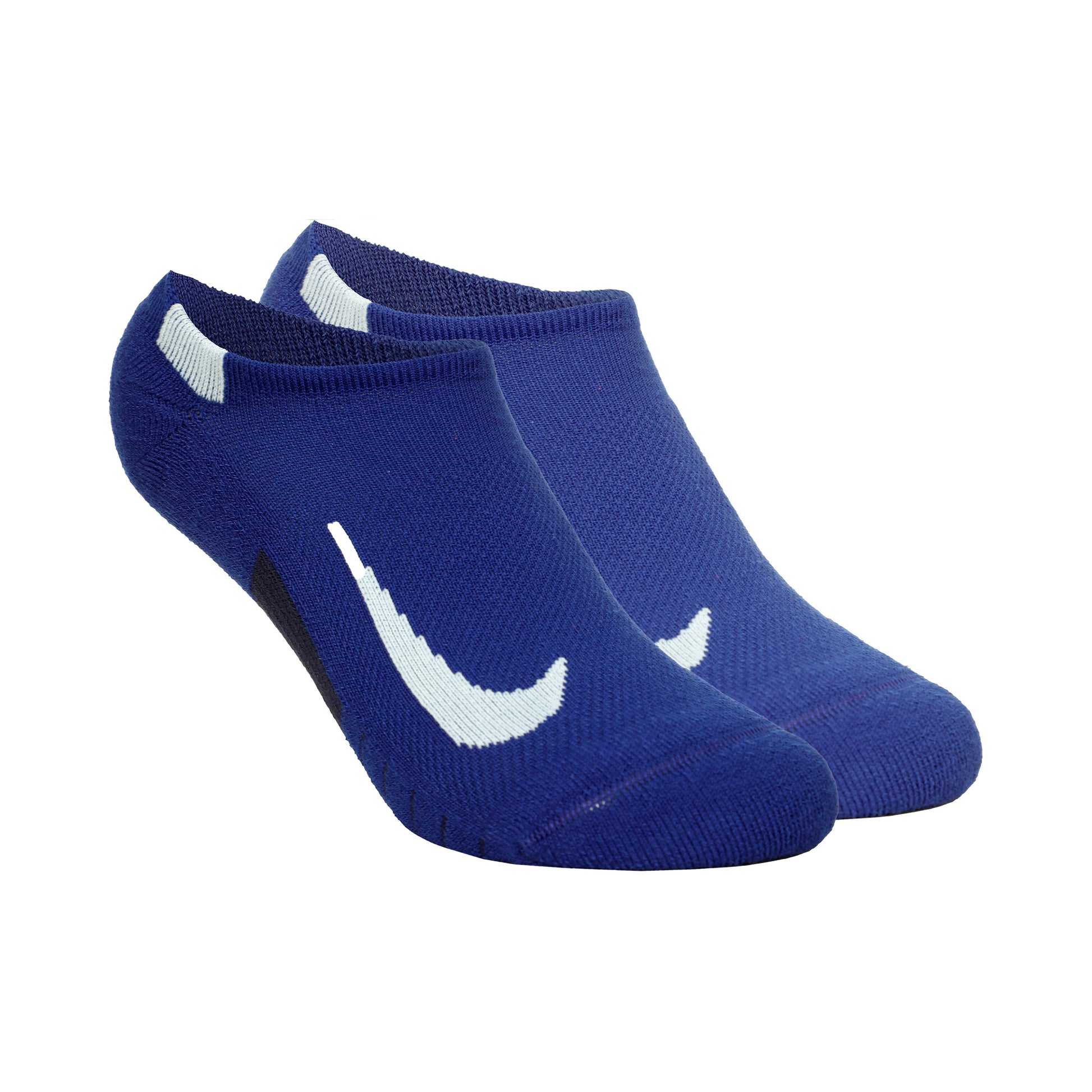 Nike Multiplier No-Show Socks Chaussettes De Running Pack De 2 Unités-Multicouleur,Bleu