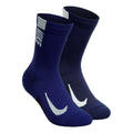 Dri-Fit Multiplier Crew Chaussettes de sport Pack de 2 unités Unisex - bleu, noir