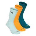 Everyday Plus Cushioned Chaussettes de sport Pack de 3 Unisex - vert, orange