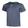 Dri-Fit Court T-shirt Hommes - bleu gris,