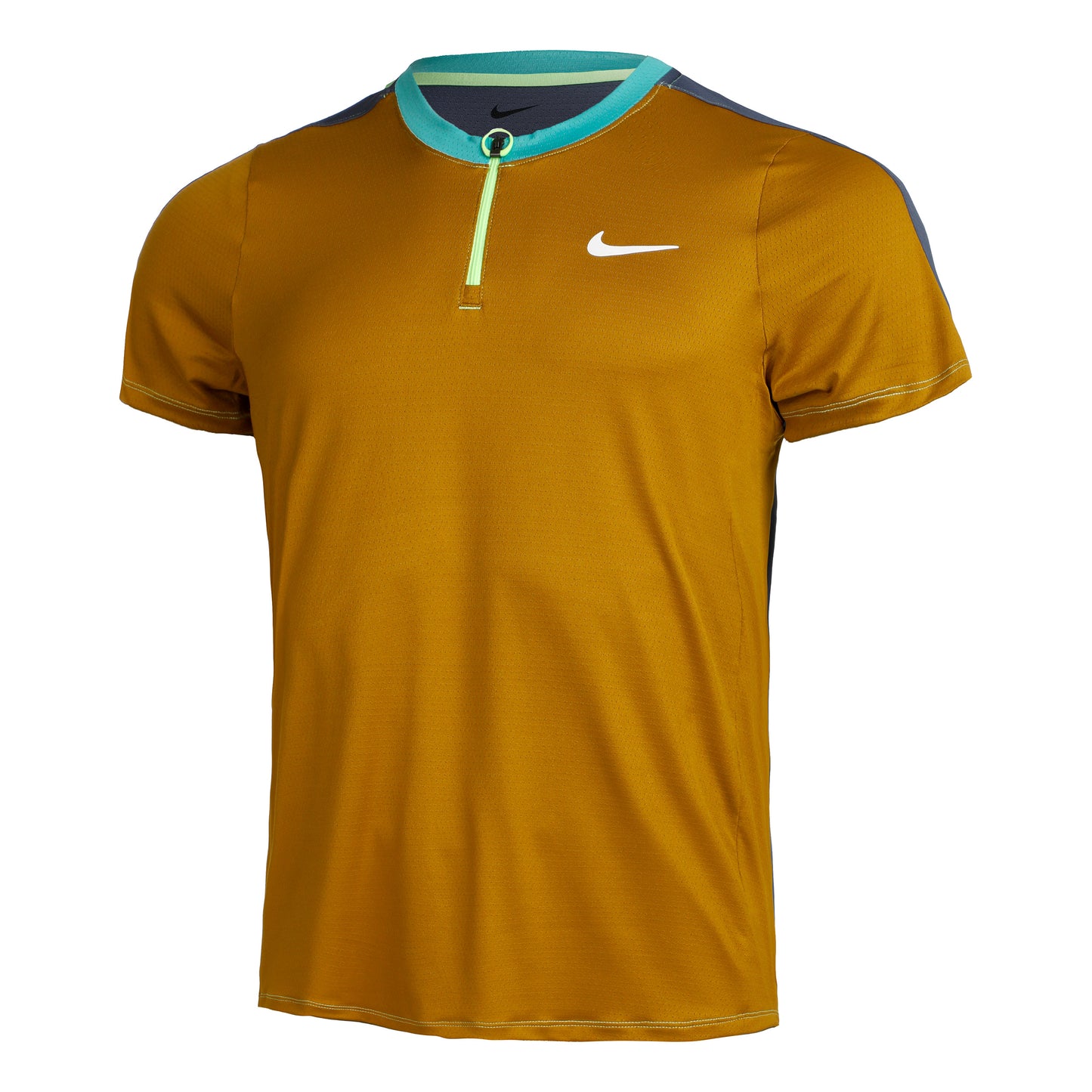 Nike Dri-Fit Court Polo Hommes - vert olive, bleu