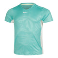 Dri-Fit Court Printed T-shirt Hommes - turquoise, blanc