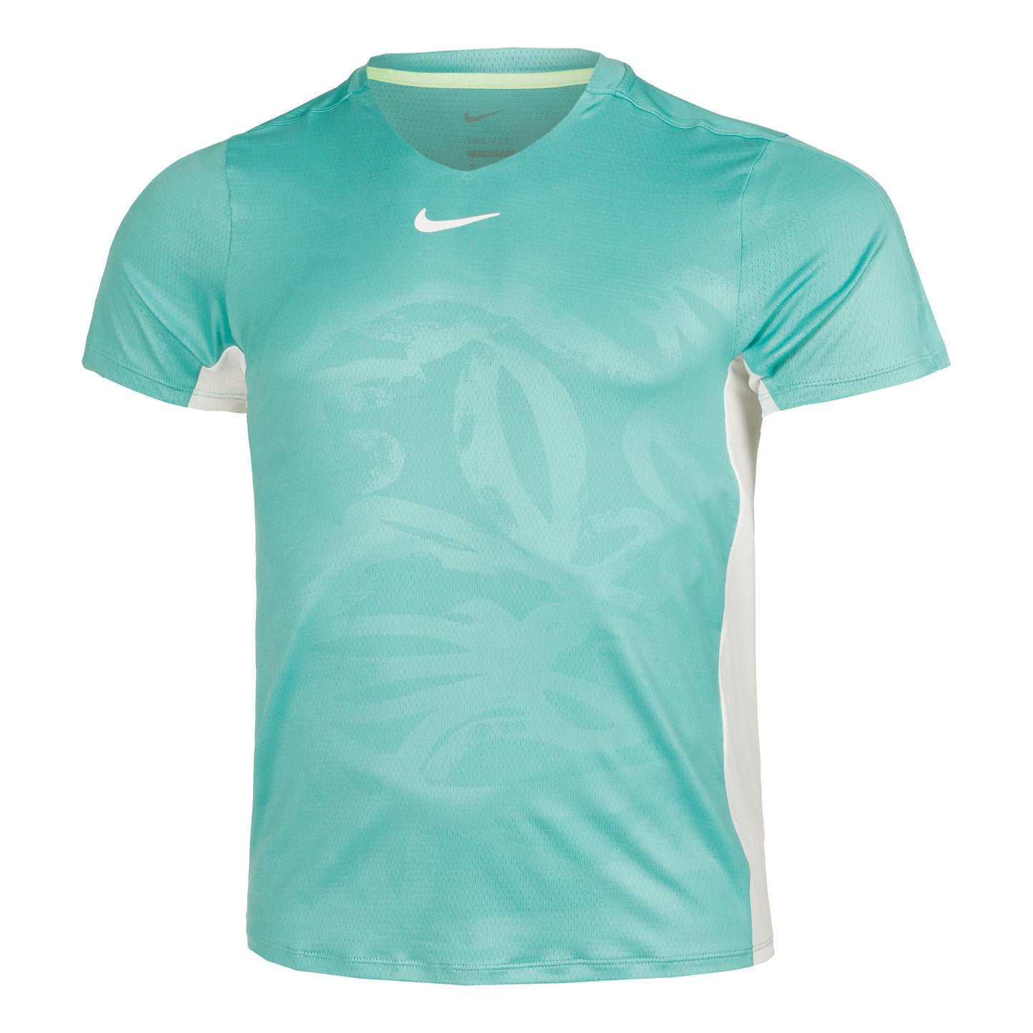 Nike Dri-Fit Court Printed T-shirt Hommes - turquoise, blanc