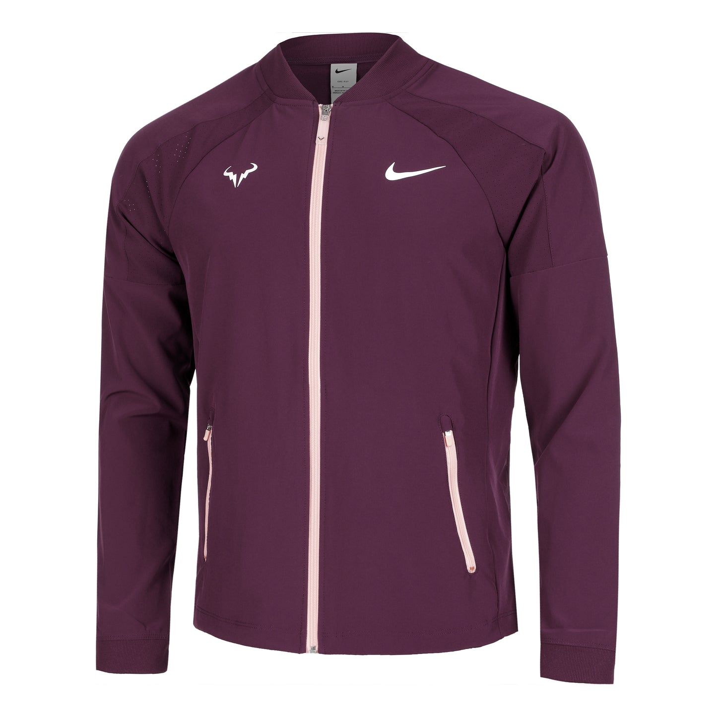 Nike Dri-Fit RAFA MNK Veste de survêtement Hommes - rouge foncé,