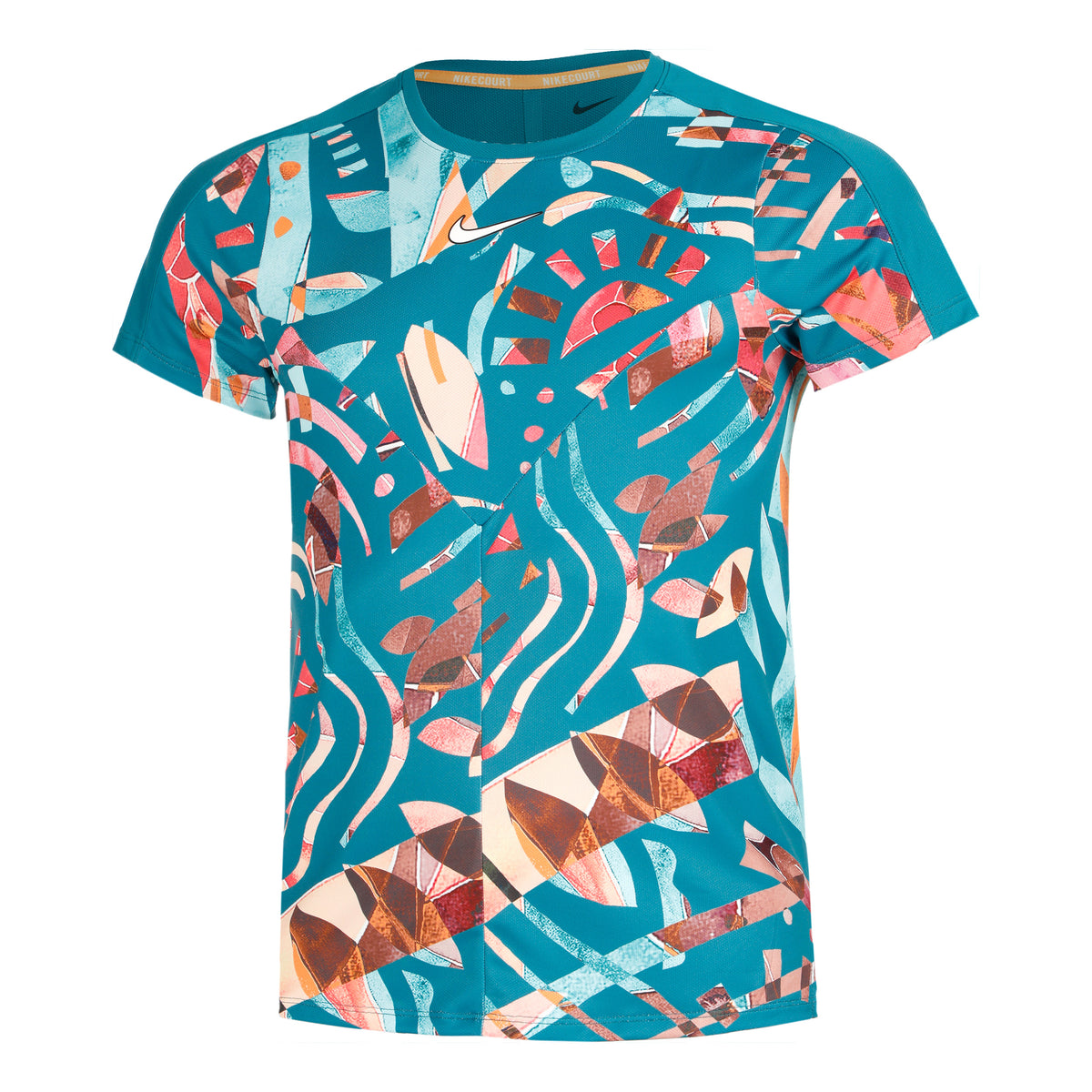 Nike Dri-Fit Court Slam T-shirt Hommes - turquoise, multicouleur